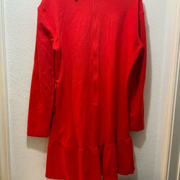 Buru knit Dress in red back zipper  Size XL - Picture 4 of 7